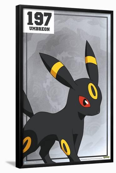 Pokémon - Umbreon 197-Trends International-Framed Poster