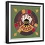 Poker - $100-Gregory Gorham-Framed Art Print