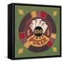 Poker - $100-Gregory Gorham-Framed Stretched Canvas