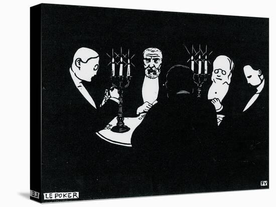 Poker, 1896-Félix Vallotton-Stretched Canvas