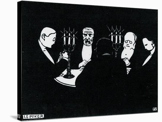 Poker, 1896-Félix Vallotton-Stretched Canvas