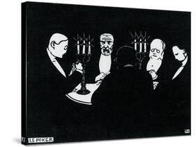 Poker, 1896-Félix Vallotton-Stretched Canvas