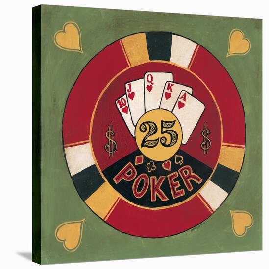 Poker - $25-Gregory Gorham-Stretched Canvas