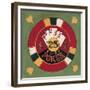 Poker - $25-Gregory Gorham-Framed Premium Giclee Print