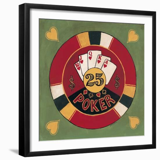 Poker - $25-Gregory Gorham-Framed Premium Giclee Print