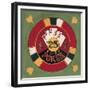 Poker - $25-Gregory Gorham-Framed Premium Giclee Print