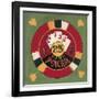 Poker - $25-Gregory Gorham-Framed Art Print