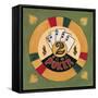 Poker - $2-Gregory Gorham-Framed Stretched Canvas