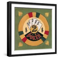 Poker - $2-Gregory Gorham-Framed Art Print