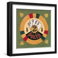 Poker - $2-Gregory Gorham-Framed Art Print