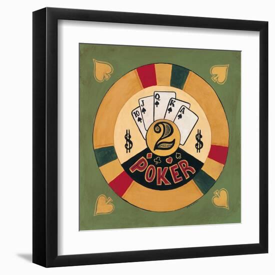 Poker - $2-Gregory Gorham-Framed Art Print