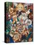 Poker Cats-Bill Bell-Stretched Canvas