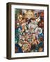 Poker Cats-Bill Bell-Framed Giclee Print