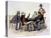 Poker Game, 1840s-Arthur Burdett Frost-Stretched Canvas