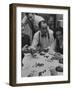 Poker Game Being Played with Pennies Instead of Chips-Nina Leen-Framed Photographic Print