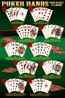 Poker Hands-null-Lamina Framed Poster