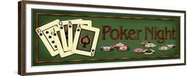 Poker Night-Kate Ward Thacker-Framed Premium Giclee Print