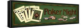 Poker Night-Kate Ward Thacker-Framed Stretched Canvas