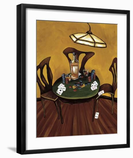 Poker Nite-Krista Sewell-Framed Giclee Print