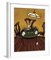 Poker Nite-Krista Sewell-Framed Giclee Print