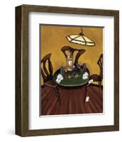 Poker Nite-Krista Sewell-Framed Giclee Print