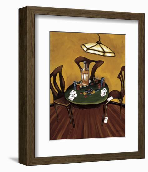 Poker Nite-Krista Sewell-Framed Giclee Print