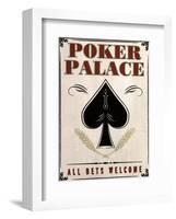 Poker Palace-null-Framed Art Print