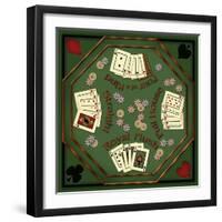 Poker Table-Kate Ward Thacker-Framed Giclee Print