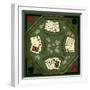 Poker Table-Kate Ward Thacker-Framed Giclee Print