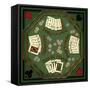 Poker Table-Kate Ward Thacker-Framed Stretched Canvas