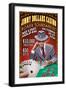 Poker Tournament - Vintage Sign-Lantern Press-Framed Art Print