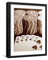 Poker-Boyce Watt-Framed Art Print