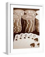 Poker-Boyce Watt-Framed Art Print