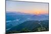 Pokhara Sunrise at Sarangkot Hill with View of Himalayan Mountain Range.-Gunnar van Eenige-Mounted Photographic Print