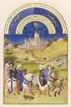 April Courtly Life in the Grounds of the Chateau De Dourdan-Pol De Limbourg-Art Print