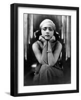 Pola Negri, Early 1920s-null-Framed Photo