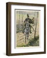 Poland, a Hussar-W. Kossak-Framed Art Print