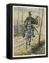 Poland, a Hussar-W. Kossak-Framed Stretched Canvas