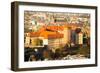 Poland, Aerial View of Royal Wawel Castle in Krakow.-De Visu-Framed Photographic Print