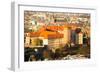 Poland, Aerial View of Royal Wawel Castle in Krakow.-De Visu-Framed Photographic Print