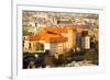 Poland, Aerial View of Royal Wawel Castle in Krakow.-De Visu-Framed Photographic Print