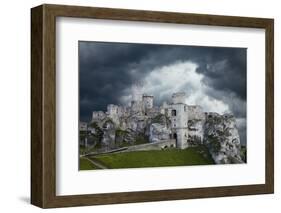 Poland. Composite of Ogrodzieniec Castle-Jaynes Gallery-Framed Photographic Print