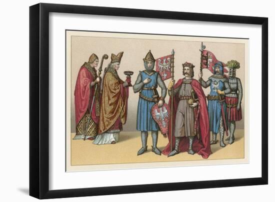 Poland Costume-French School-Framed Giclee Print