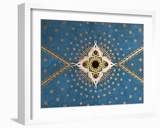 Poland, Cracow, Extraordinary Art Nouveau Ceiling Decoration in the Franciscan Church, Designed by -Katie Garrod-Framed Photographic Print