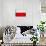 Poland Flag Design with Wood Patterning - Flags of the World Series-Philippe Hugonnard-Art Print displayed on a wall