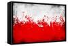 Poland Flag-igor stevanovic-Framed Stretched Canvas