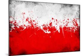 Poland Flag-igor stevanovic-Mounted Art Print