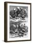 Poland Fowls and Speckled Hamburg Hens-L. Wells-Framed Art Print