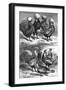 Poland Fowls and Speckled Hamburg Hens-L. Wells-Framed Art Print