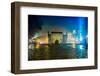 Poland, Krakow. Market Square at Night.-bloodua-Framed Photographic Print